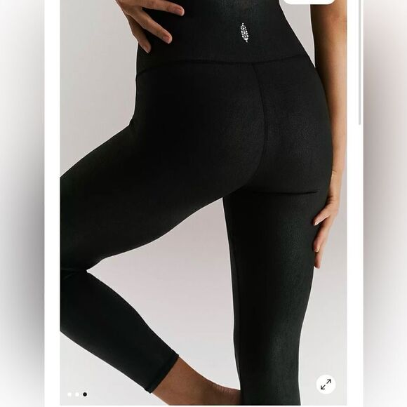 New Free People Almost Famous Leggings Black XS - Picture 5 of 6